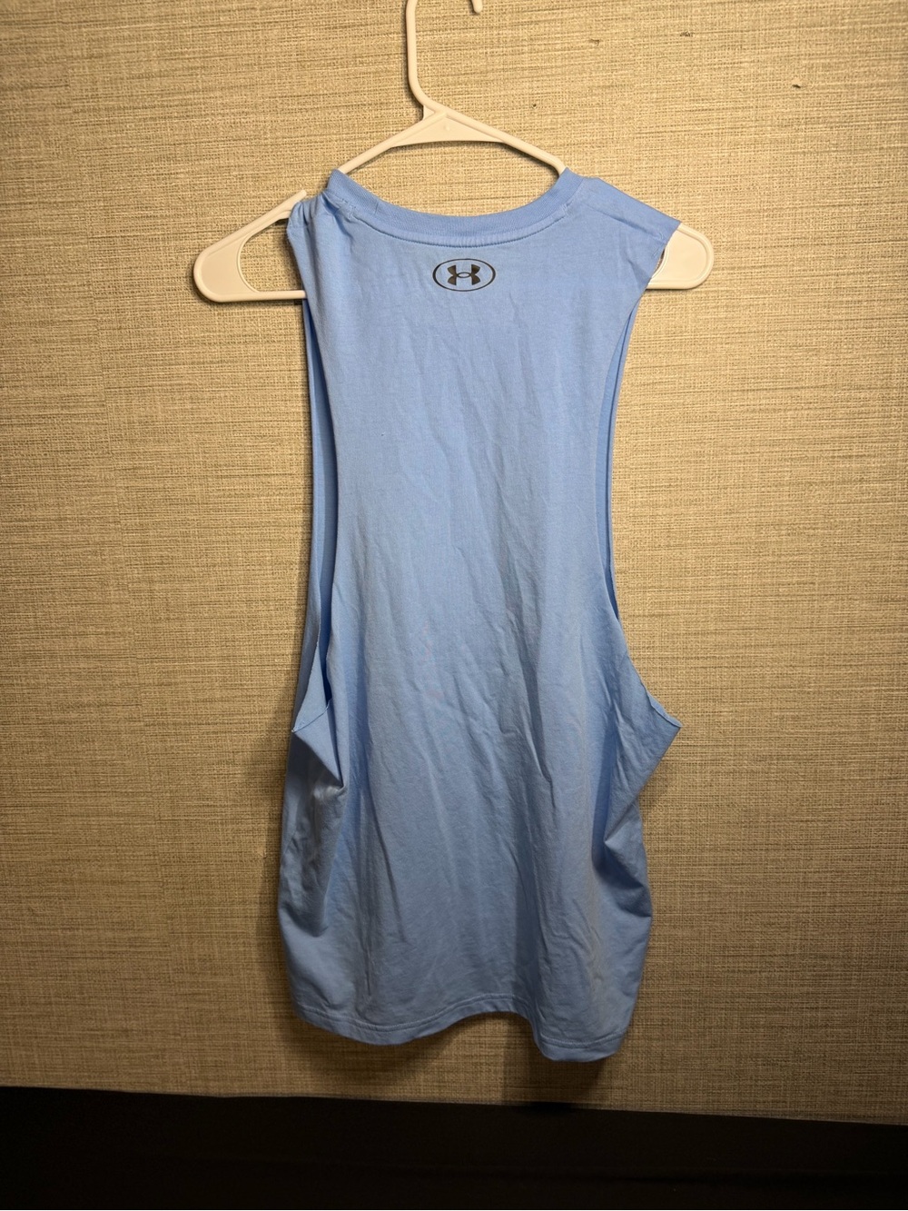 Under Armour Women's Sky Blue Muscle Tank with Logo